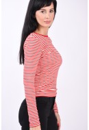 Bluza Dama Only Onlmaja Cloud Dancer /High Risk Red